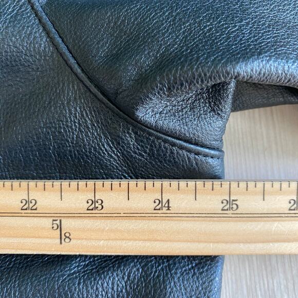 Puma Cleveland Browns Dawg Pound Mens Leather Jacket L Black VTG Y2K Grunge Edgy - Picture 10 of 14